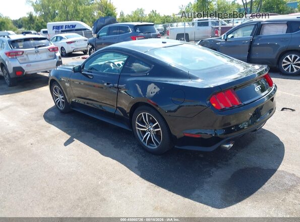 1FA6P8CF7H5256385 2017 FORD MUSTANG Black Հետևի ձախ