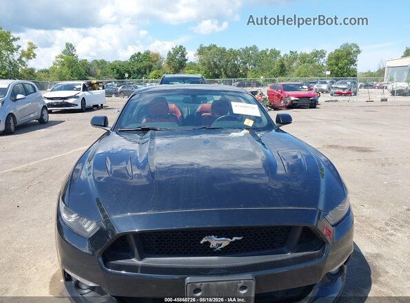 1FA6P8CF7H5256385 2017 FORD MUSTANG Black Դիմացի տեսք