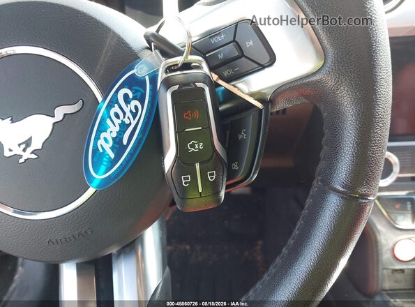 1FA6P8CF7H5256385 2017 FORD MUSTANG Black Առջևի վահանակի տեսք