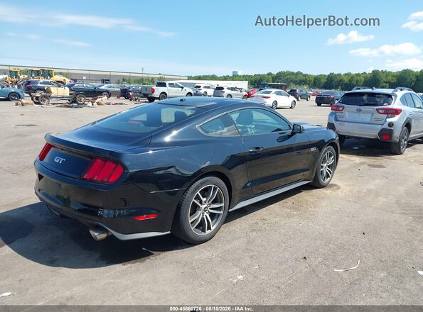 1FA6P8CF7H5256385 2017 FORD MUSTANG Black Հետևի աջ