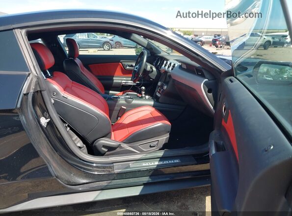 1FA6P8CF7H5256385 2017 FORD MUSTANG Black Սալոնի դիմացի տեսք