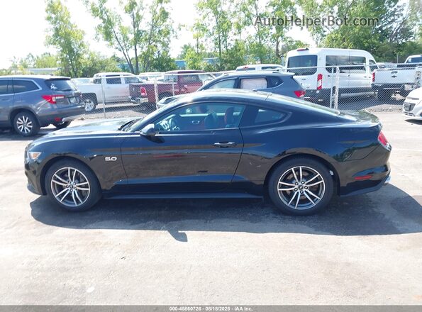 1FA6P8CF7H5256385 2017 FORD MUSTANG Black Սալոնի 360 աստիճան տեսք