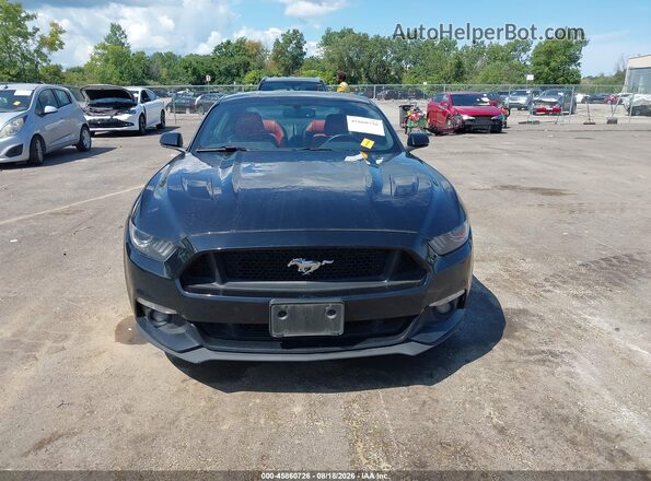 1FA6P8CF7H5256385 2017 FORD MUSTANG Black Սարքավորումների վահանակի տեսք