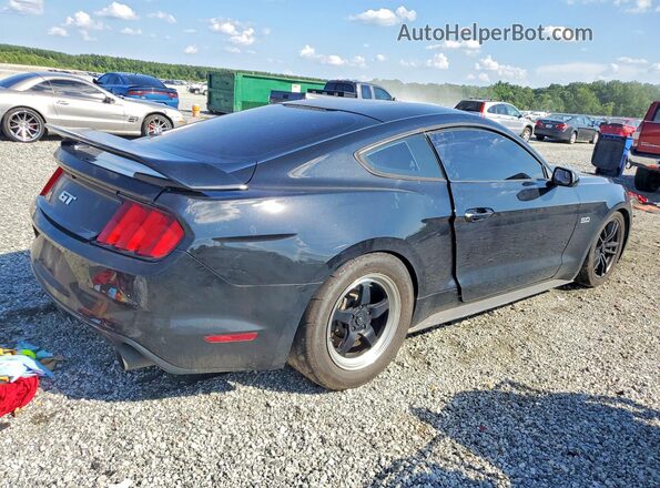 1FA6P8CF7H5263420 2017 FORD MUSTANG Black Trasero derecho