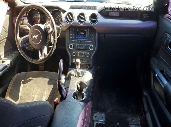 1FA6P8CF7H5263420 2017 FORD MUSTANG Black Vista del salpicadero
