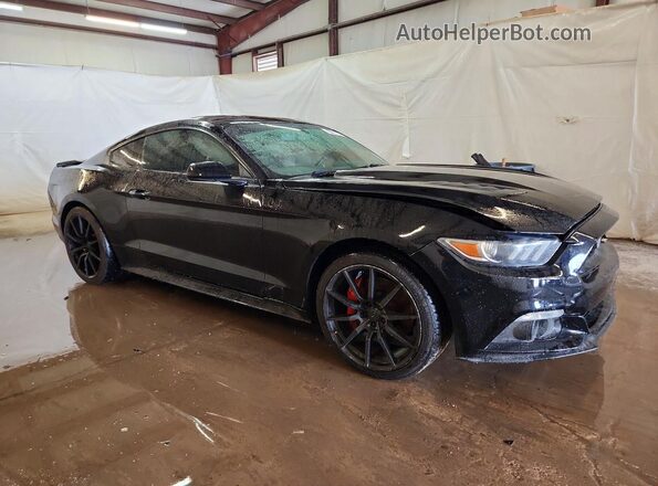 1FA6P8CF7H5316228 2017 FORD MUSTANG Black Передня права чверть