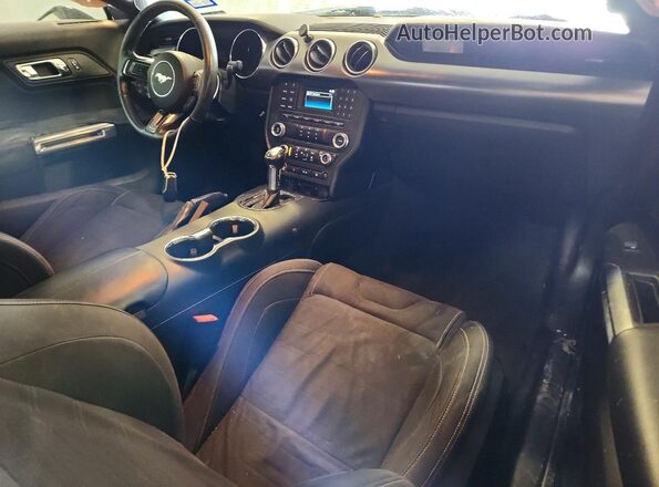 1FA6P8CF7H5316228 2017 FORD MUSTANG Black Вид панелі приладів