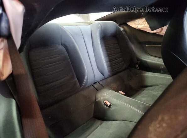 1FA6P8CF7H5316228 2017 FORD MUSTANG Black Вид задніх сидінь