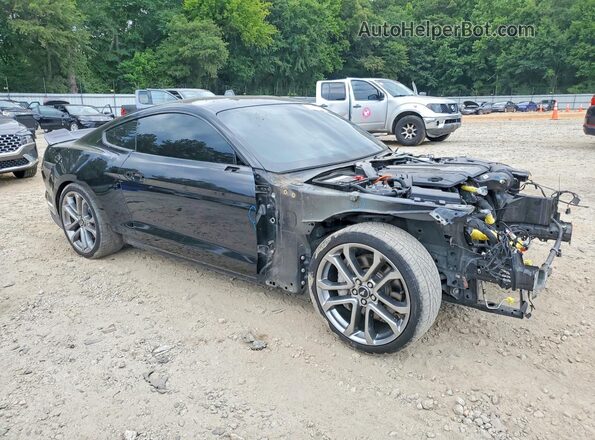 1FA6P8CF7J5117217 2018 FORD MUSTANG Black Przód prawy