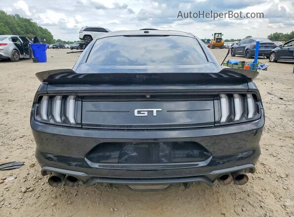 1FA6P8CF7J5117217 2018 FORD MUSTANG Black Widok z tyłu