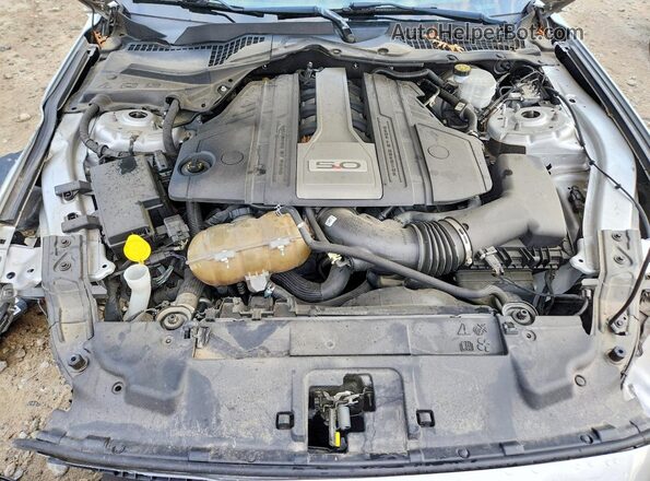 1FA6P8CF7K5163339 2019 FORD MUSTANG Silver უკანა სალონის ხედი