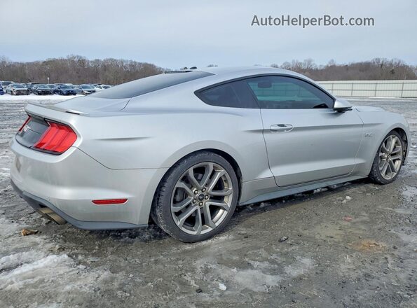 1FA6P8CF7K5164247 2019 FORD MUSTANG Серый Задняя правая четверть