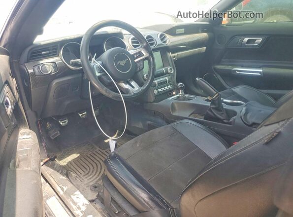 1FA6P8CF7K5204780 2019 FORD MUSTANG Blue Dashboard view