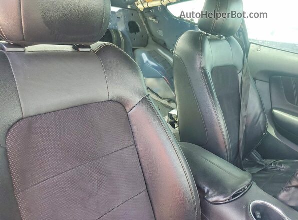 1FA6P8CF7K5204780 2019 FORD MUSTANG Blue Rear seats view