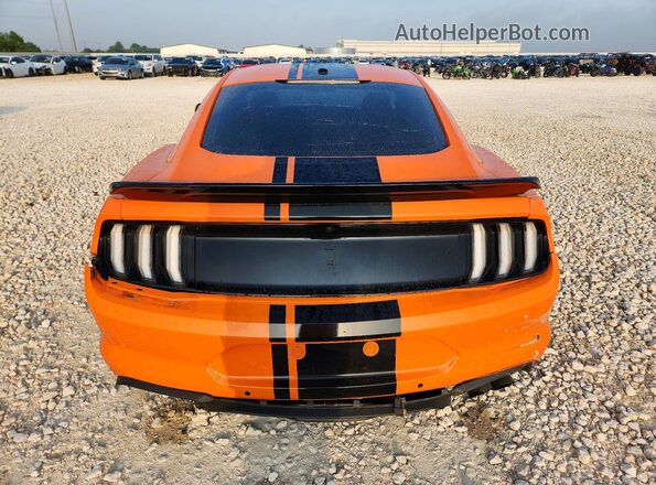 1FA6P8CF7L5124073 2020 FORD MUSTANG Orange Rear view