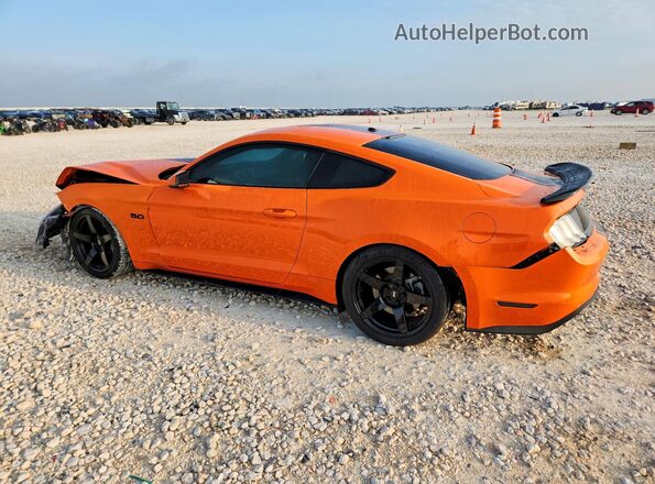 1FA6P8CF7L5124073 2020 FORD MUSTANG Orange Rear left