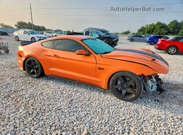 1FA6P8CF7L5124073 2020 FORD MUSTANG Orange Front right