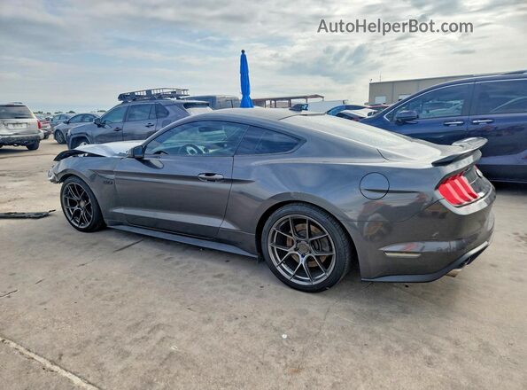 1FA6P8CF7L5154433 2020 FORD MUSTANG Charcoal Rear left