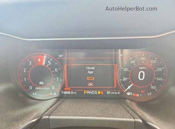 1FA6P8CF7L5154433 2020 FORD MUSTANG Charcoal Instrument cluster view
