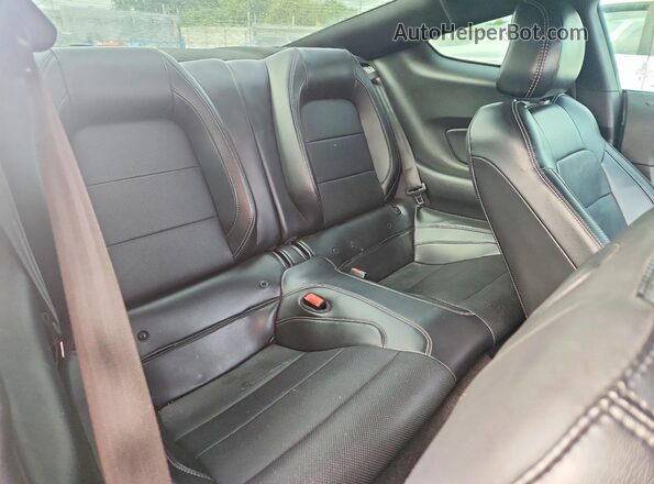 1FA6P8CF7L5154433 2020 FORD MUSTANG Charcoal Rear seats view