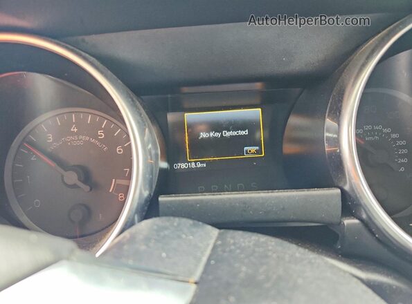 1FA6P8CF7L5174875 2020 FORD MUSTANG White ხელსაწყოთა პანელის ხედი