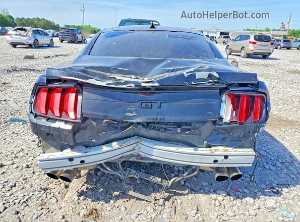 1FA6P8CF7L5185519 2020 FORD MUSTANG Black Rear view