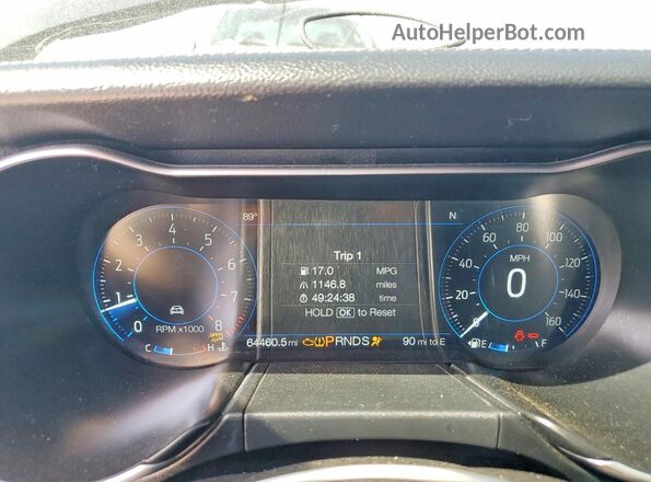1FA6P8CF7L5185519 2020 FORD MUSTANG Black Instrument cluster view