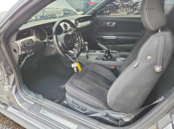 1FA6P8CF7M5116492 2021 FORD MUSTANG Gray Առջևի վահանակի տեսք