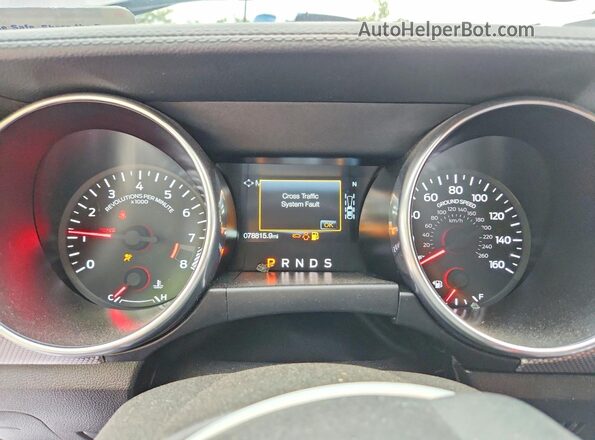 1FA6P8CF7M5116492 2021 FORD MUSTANG Gray Սարքավորումների վահանակի տեսք