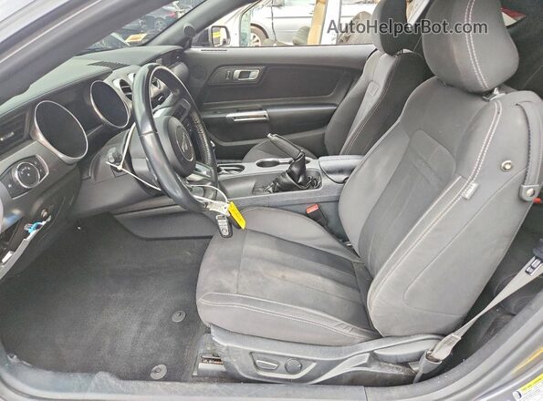 1FA6P8CF7M5116492 2021 FORD MUSTANG Gray Սալոնի դիմացի տեսք