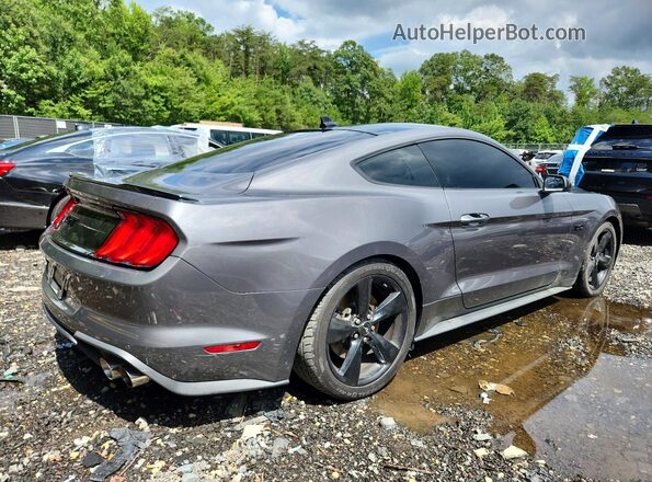 1FA6P8CF7M5116492 2021 FORD MUSTANG Gray Հետևի աջ