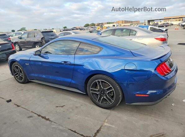 1FA6P8CF7N5112184 2022 FORD MUSTANG Blue უკანა მარცხენა