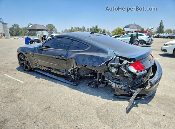 1FA6P8CF7P5300710 2023 FORD MUSTANG Black უკანა მარცხენა