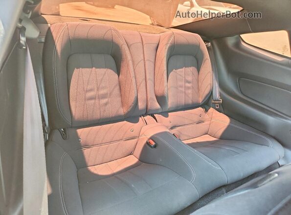 1FA6P8CF7P5300710 2023 FORD MUSTANG Black უკანა სავარძლების ხედი