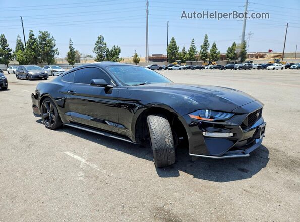 1FA6P8CF7P5300710 2023 FORD MUSTANG Black წინა მარჯვენა