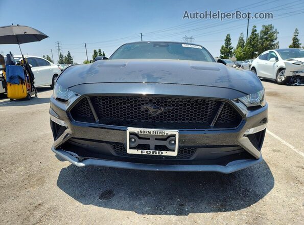 1FA6P8CF7P5300710 2023 FORD MUSTANG Black წინა ხედი