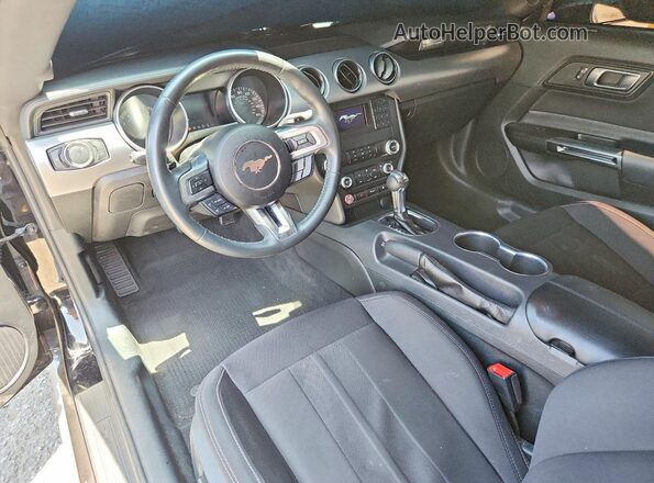 1FA6P8CF7P5300710 2023 FORD MUSTANG Black წინა პანელის ხედი