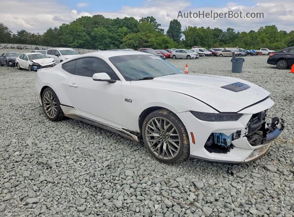 1FA6P8CF7S5409614 2025 FORD MUSTANG Белый Передняя правая четверть