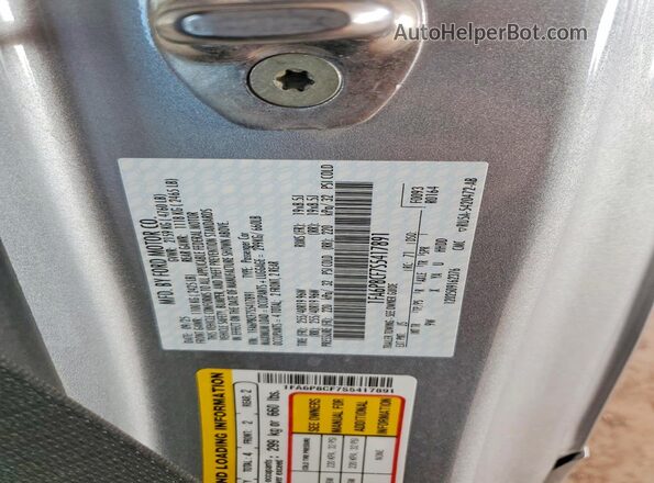 1FA6P8CF7S5417891 2025 FORD MUSTANG Silver Widok komory silnika