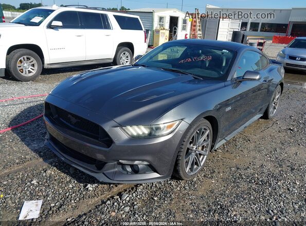 1FA6P8CF8G5271217 2016 FORD MUSTANG Gray წინა ხედი