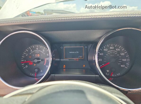 1FA6P8CF8G5332114 2016 FORD MUSTANG White ხელსაწყოთა პანელის ხედი