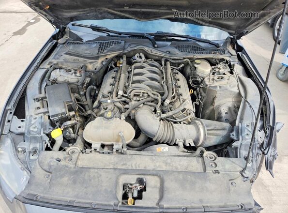 1FA6P8CF8H5223623 2017 FORD MUSTANG Gray Vista interior trasera