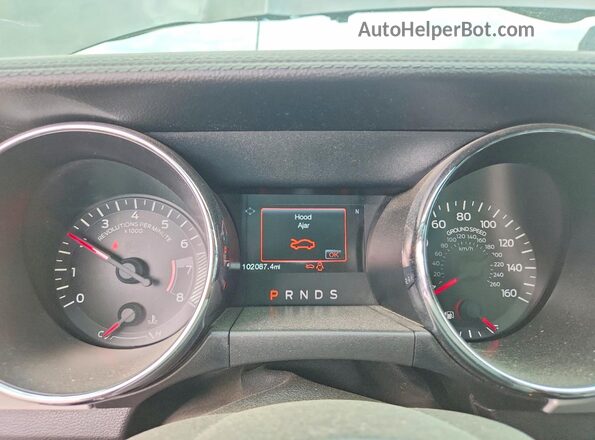 1FA6P8CF8H5223623 2017 FORD MUSTANG Gray Vista del cuadro de instrumentos