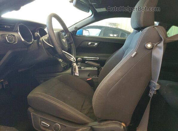 1FA6P8CF8H5228868 2017 FORD MUSTANG Blue Front interior view