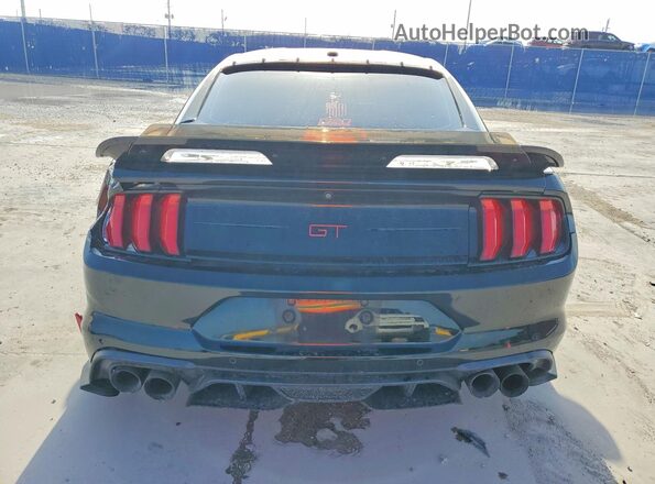 1FA6P8CF8J5122409 2018 FORD MUSTANG Black Vista trasera