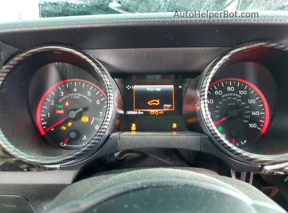 1FA6P8CF8J5122409 2018 FORD MUSTANG Black Vista del cuadro de instrumentos