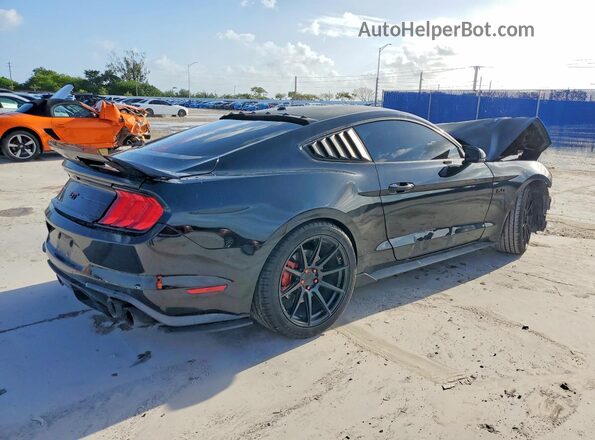 1FA6P8CF8J5122409 2018 FORD MUSTANG Black Trasero derecho