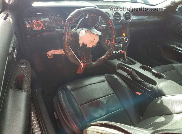 1FA6P8CF8J5122409 2018 FORD MUSTANG Black Vista del salpicadero