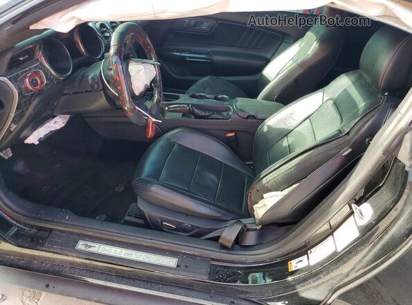 1FA6P8CF8J5122409 2018 FORD MUSTANG Black Vista interior delantera