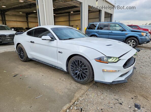 1FA6P8CF8K5122962 2019 FORD MUSTANG White Przód prawy